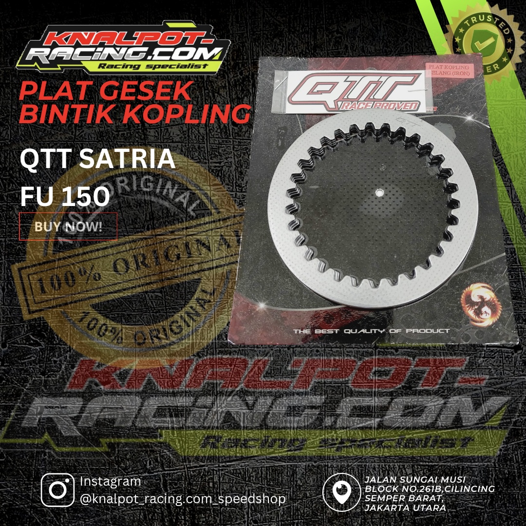 PLAT GESEK BINTIK KOPLING QTT SATRIA FU 150
